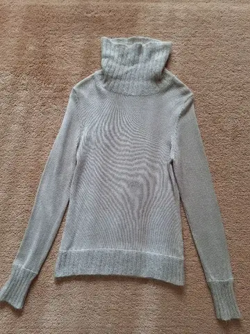 [ 23구 ] 터틀넥 긴팔 니트 울 100% M 사이즈 그레이