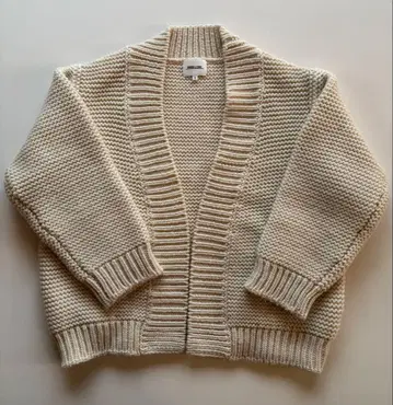 새상품급 Bshop 버튼리스 가디건 큼직한 니트 울