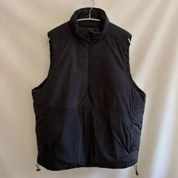 SO ORIGINAL HALF ZIP PADDING VEST(BLACK)