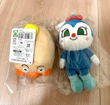 프리티 비 Splus 2체 세트 봉제 인형 호빵맨 호빵맨호 코킨쨩