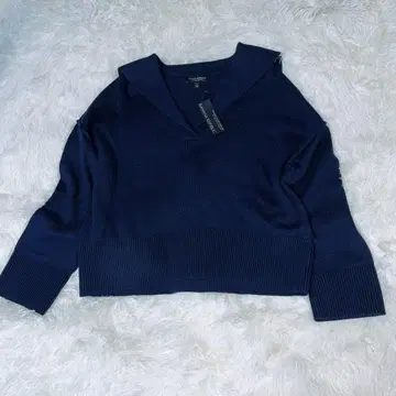 BANANA REPUBLIC 세일러 카라 스웨터 네이비 s