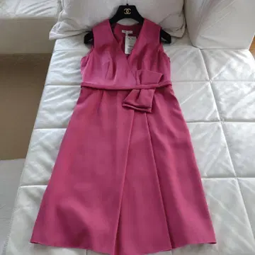 PAULE KA 슬리브리스 원피스 38 핑크