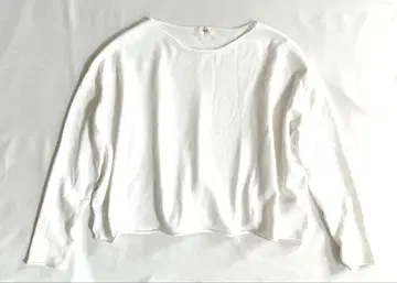 IENA 이에나 와이드 긴팔 풀오버 티셔츠 화이트