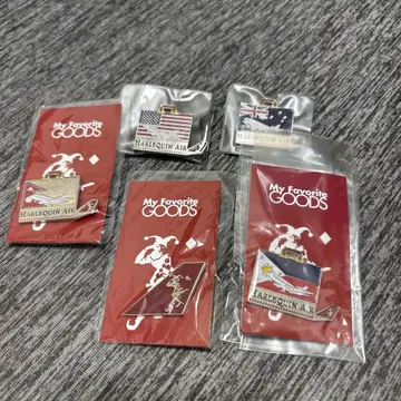 HARLEQUIN AIR 핀 배지 5세트