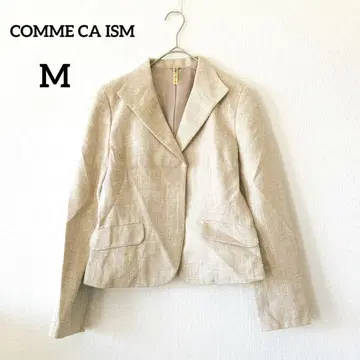 컴시즘 테일러드 자켓 M 베이지 긴팔 라메 믹스 270