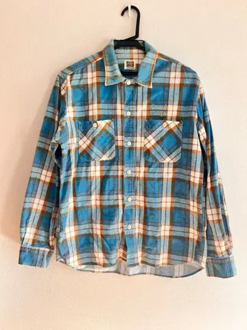 스탠다드 캘리포니아 체크 무늬 플란넬 셔츠