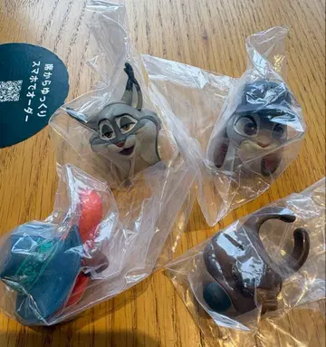 주토피아2 패션 반지 닉 주디 파우버토니풀즈 4개 세트