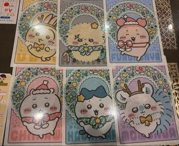 치이카와 세븐일레븐 A4 클리어 파일 6종