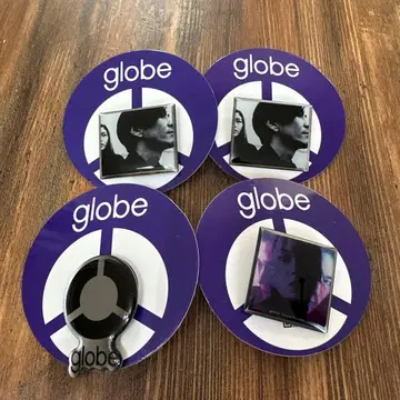 globe 핀즈 캡슐 앨범 컬렉션 핀 배지 가챠 4세트