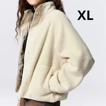 미사용 새상품 택 포함 GU 보아 플리스 블루종 XL