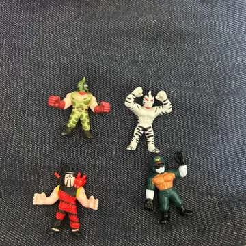 근육맨 지우개 레어 세트 제브라 브로켄 Jr 라면맨 솔저