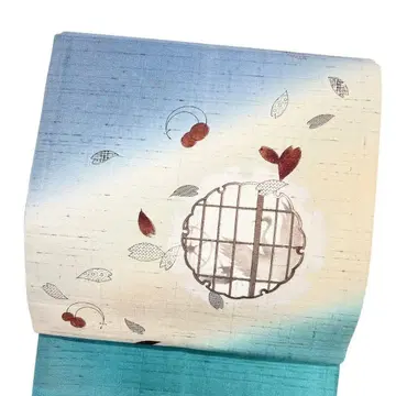 후쿠로 오비  체리 설륜 학 학의 보은 기모노 113b p ms