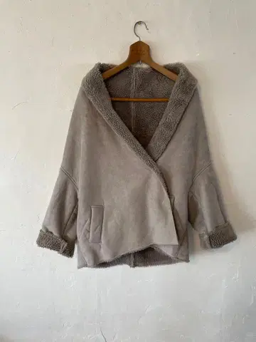 ichi 무스탕풍 코트