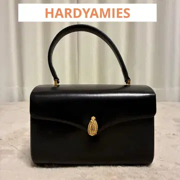 하디 에이미스 블랙 골드 관혼상제 상자형 핸드백 영국