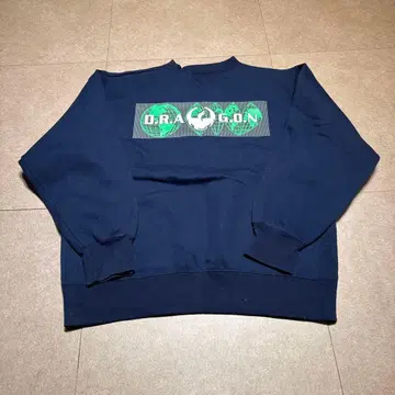 드래곤 트레이닝복 맨투맨 네이비 네이비 드래곤 L