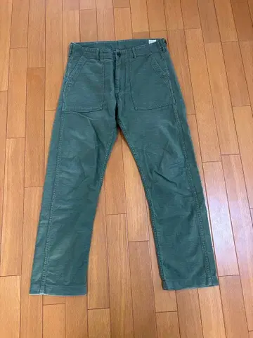 오어슬로우 슬림 파티그 팬츠 M 베이커 팬츠