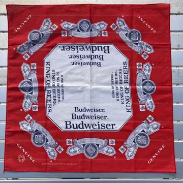 Budweiser 반다나 90s 미국산 빈티지