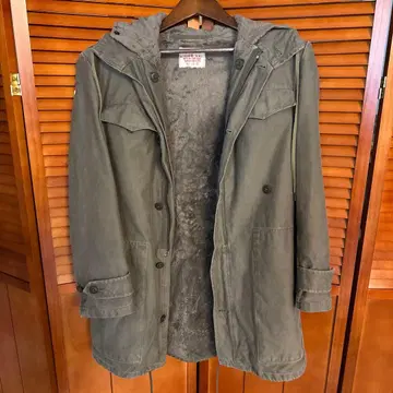 실물 USED 독일군 보아 라이닝 필드 파카 OD