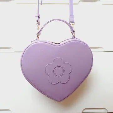 MARY QUANT 마리쿠와 하트 다이컷 2 2WAY 숄더 퍼플