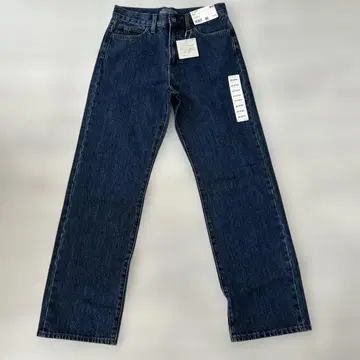 미사용 새상품 UNIQLO 스트레이트 청바지 E7 Blue 25