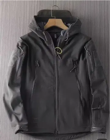 방한 방풍 후드 부착 자켓 아웃도어 자켓 3XL 4L 빅 사이즈