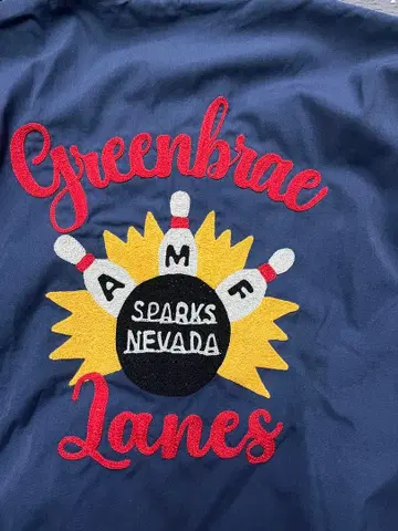 워크 자켓 자수 볼링 구제 의류 빈티지