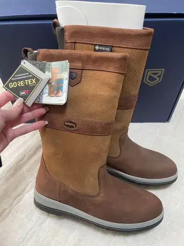 dubarry GORE-TEX 방수 가죽 부츠 브라운 45R