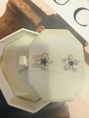 스와로브스키 Swarovski Stella 스터드 귀걸이
