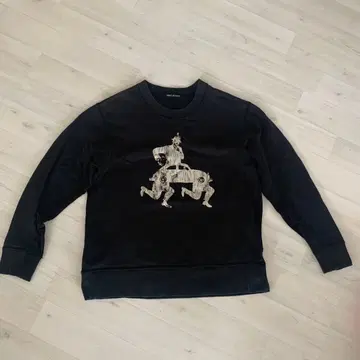 ISSEY MIYAKE 블랙 크루넥 트레이닝복