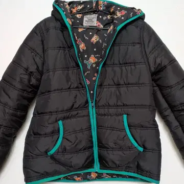 새상품 rough 후드 부착 충전솜 점퍼 자켓