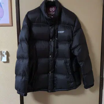 DUNLOP MOTORSPORT 다운 자켓 블랙