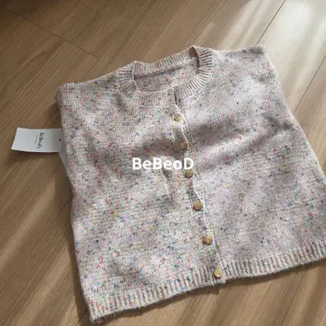 [ 택 포함 ] BeBeoD ZOZO 완판템 믹스얀 가디건 니트