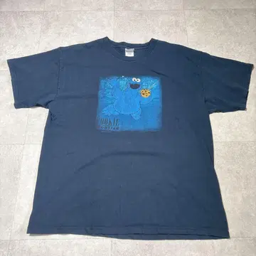 [ 쿠키 몬스터 ] Nirvana 패러디 네이비 XL 닐바나