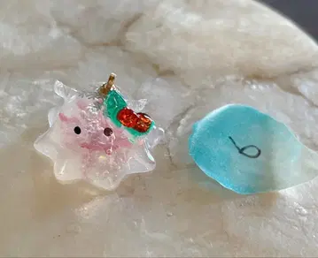 꽃 맨드라미 미니백 크리스마스 들뜬 맛