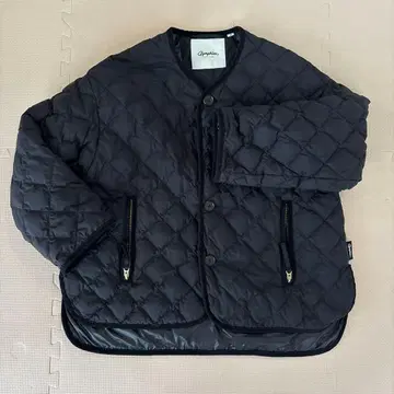 Gymphlex 블랙 퀼팅 자켓 14