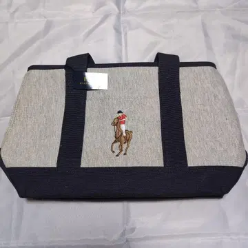 폴로 랄프 로렌 토트백 그레이/네이비