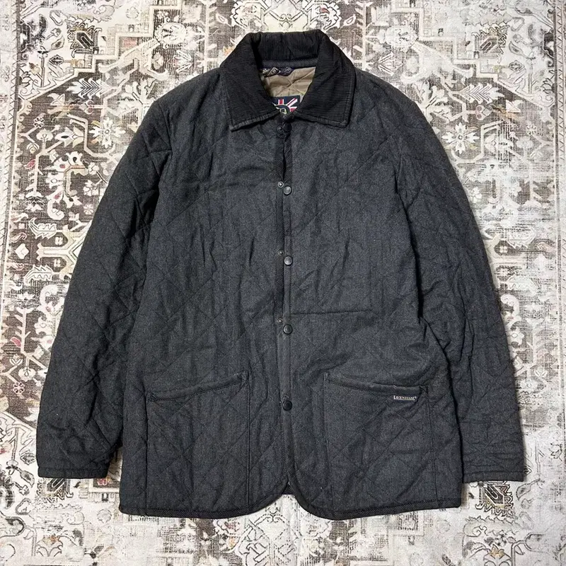Lavenham 라벤햄 다이아 퀼팅 자켓 차콜