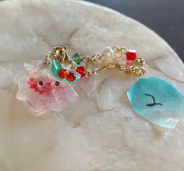 꽃 문어 미니백 크리스마스 들뜬 맛