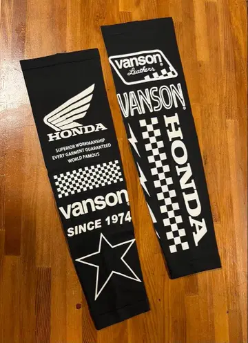 새상품 반손 vanson 혼다 HONDA 콜라보 암 셰이드 양팔