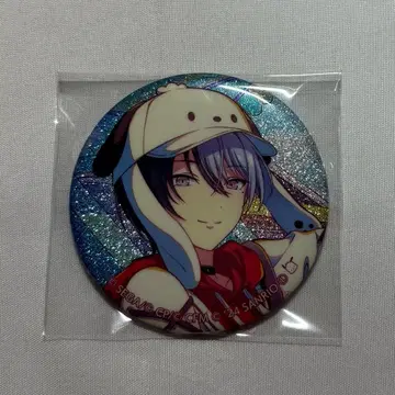 프로세카 아오야기 토야 그리 캔뱃지 글리터 캔뱃지 산리오 콜라보