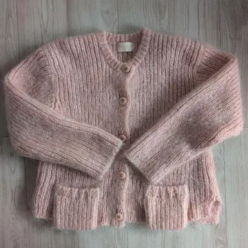 핑크하우스 가디건 심플