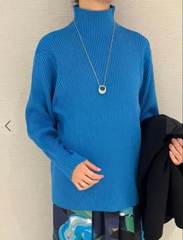 새상품급 Ballsey 스트레치 리브 하이넥 풀오버