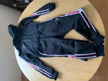 BODYMAKER 풀 집업 저지 블랙, 네이비 2세트