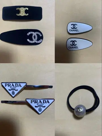 [ 새상품 7개 ] 헤어핀 머리끈 세트 구매 시 댓글 필수