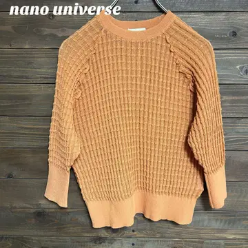 [ 나노 유니버스 ] 나노 유니버스 오렌지 니트 블라우스 F