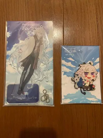 fgo fes 2018 아크릴 마스코트 & 러버 참 멀린