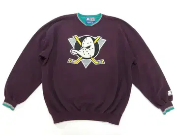 90s STARTER NHL 애너하임 마이티 덕스 맨투맨 XL