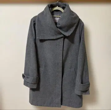 31 Sons de mode 스탠드 카라 코트 울 코트 M 사이즈