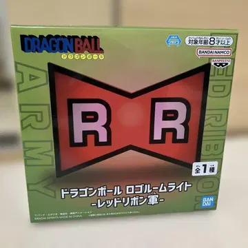 드래곤볼 로고 룸 라이트 레드