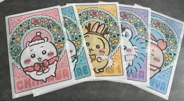 치이카와 세븐일레븐 A4 클리어 파일 6종